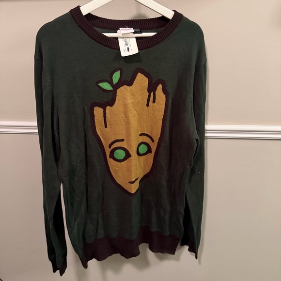 Marvel Other - Marvel Guardians of the Galaxy Groot Face Sweater XL